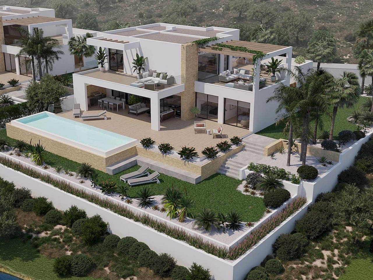 3 makuuhuone Huvila myytävänä paikassa Monforte del Cid mukana uima-altaan - 895 000 € (Ref: 9318747)