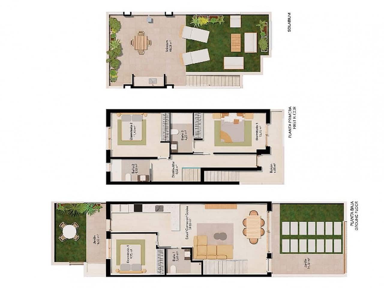 4 bedroom Villa for sale in Pilar de la Horadada with pool - € 369,900 (Ref: 9318751)