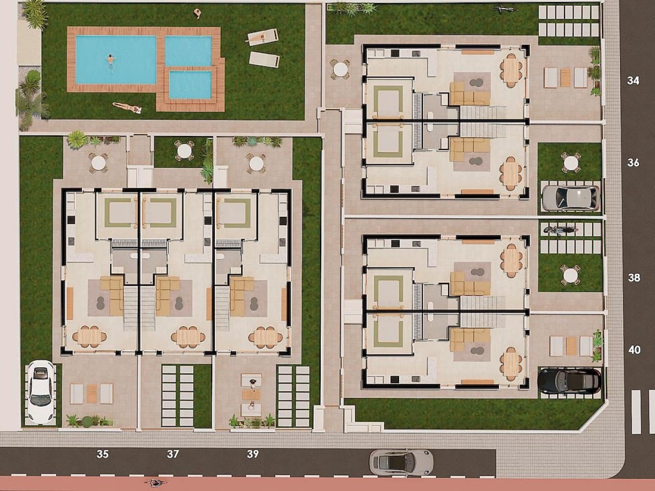 4 bedroom Villa for sale in Pilar de la Horadada with pool - € 369,900 (Ref: 9318751)