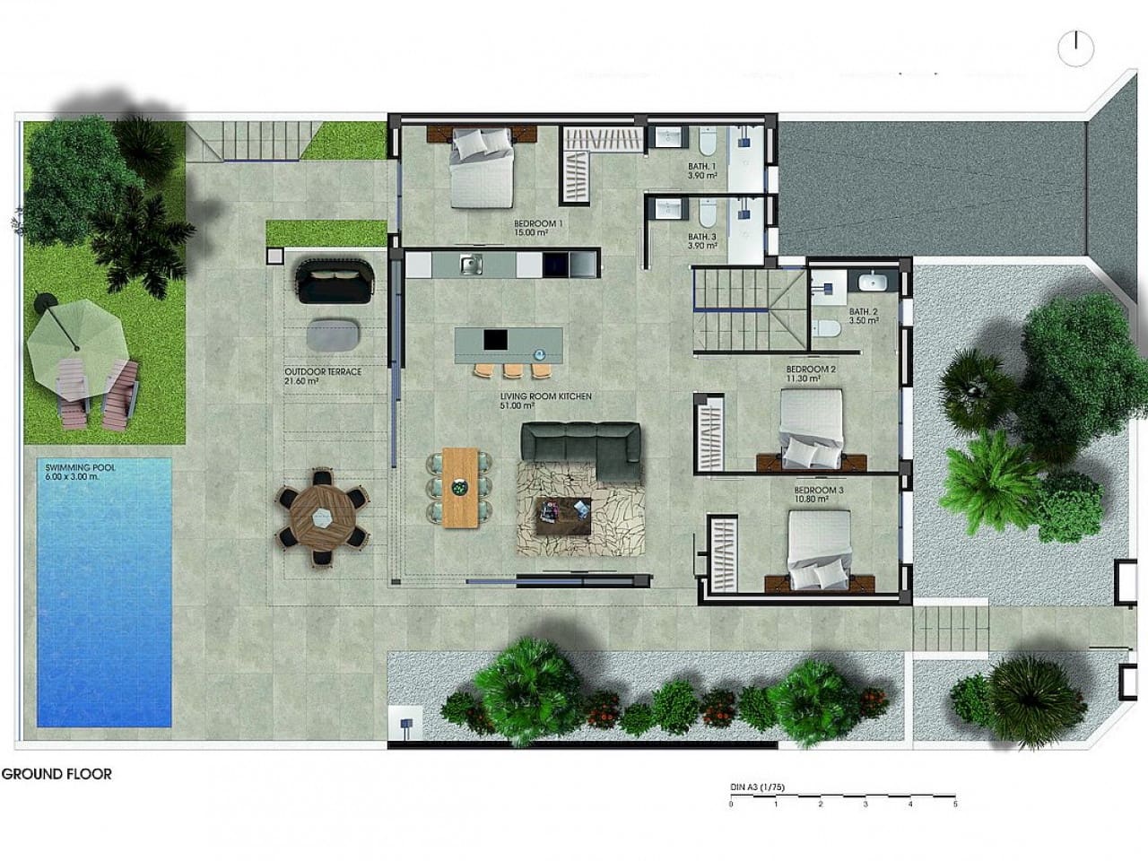 4 soverom Villa til salgs i Los Alcazares med svømmebasseng - € 685 000 (Ref: 9318764)