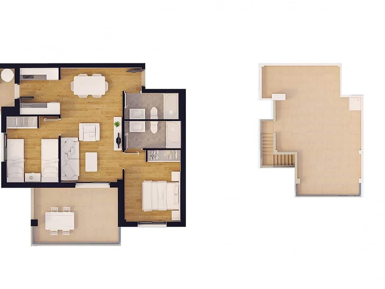 2 sypialnia Dom szeregowy na sprzedaż w Los Altos z basenem - 245 000 € (Ref: 9318769)