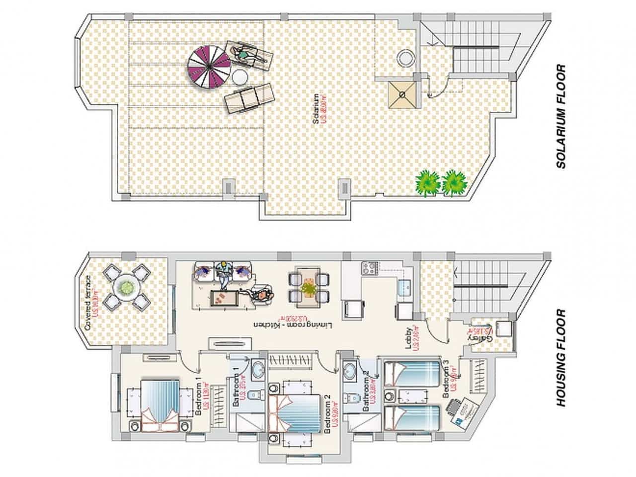 3 bedroom Terraced Villa for sale in Los Altos with pool - € 255,000 (Ref: 9318770)