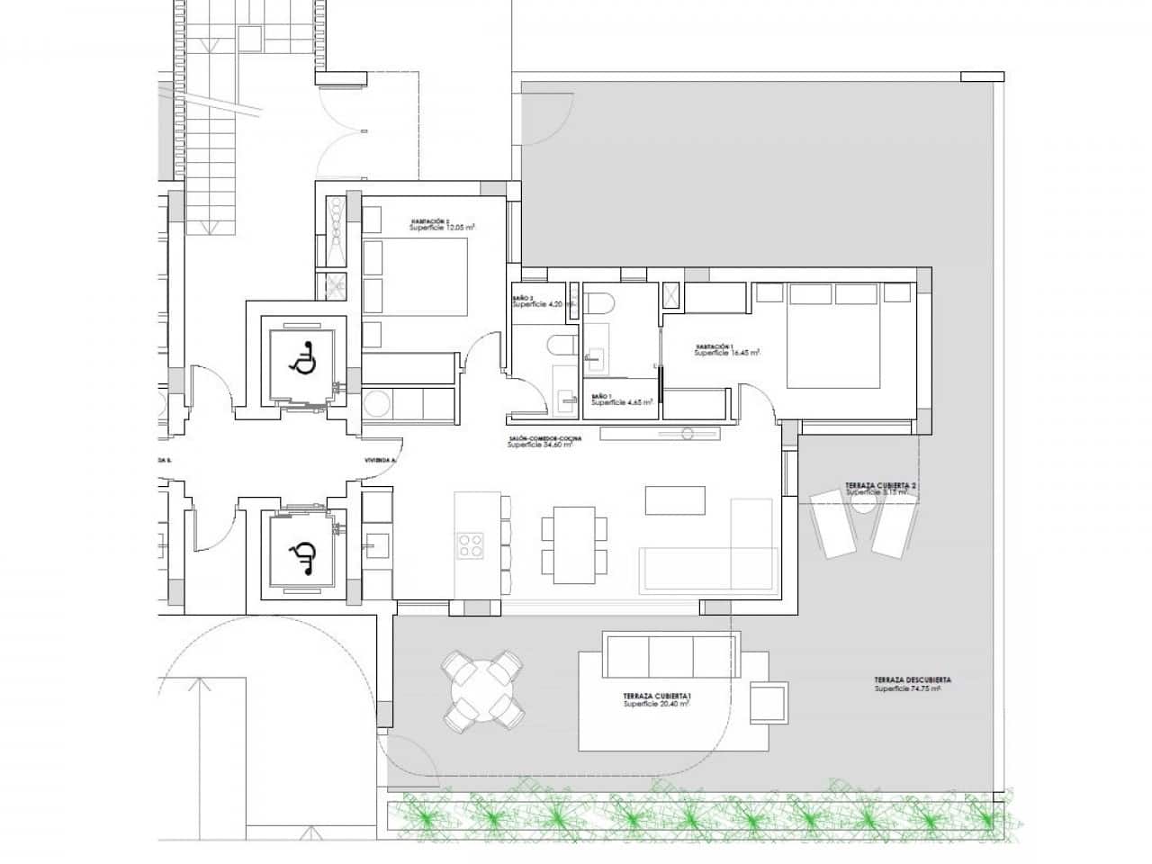 2 bedroom Apartment for sale in Guardamar del Segura with pool - € 369,500 (Ref: 9318771)