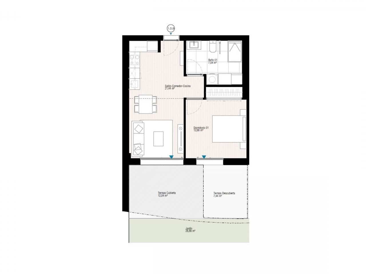 2 bedroom Apartment for sale in La Villajoyosa / Vila Joiosa with pool - € 465,000 (Ref: 9318775)