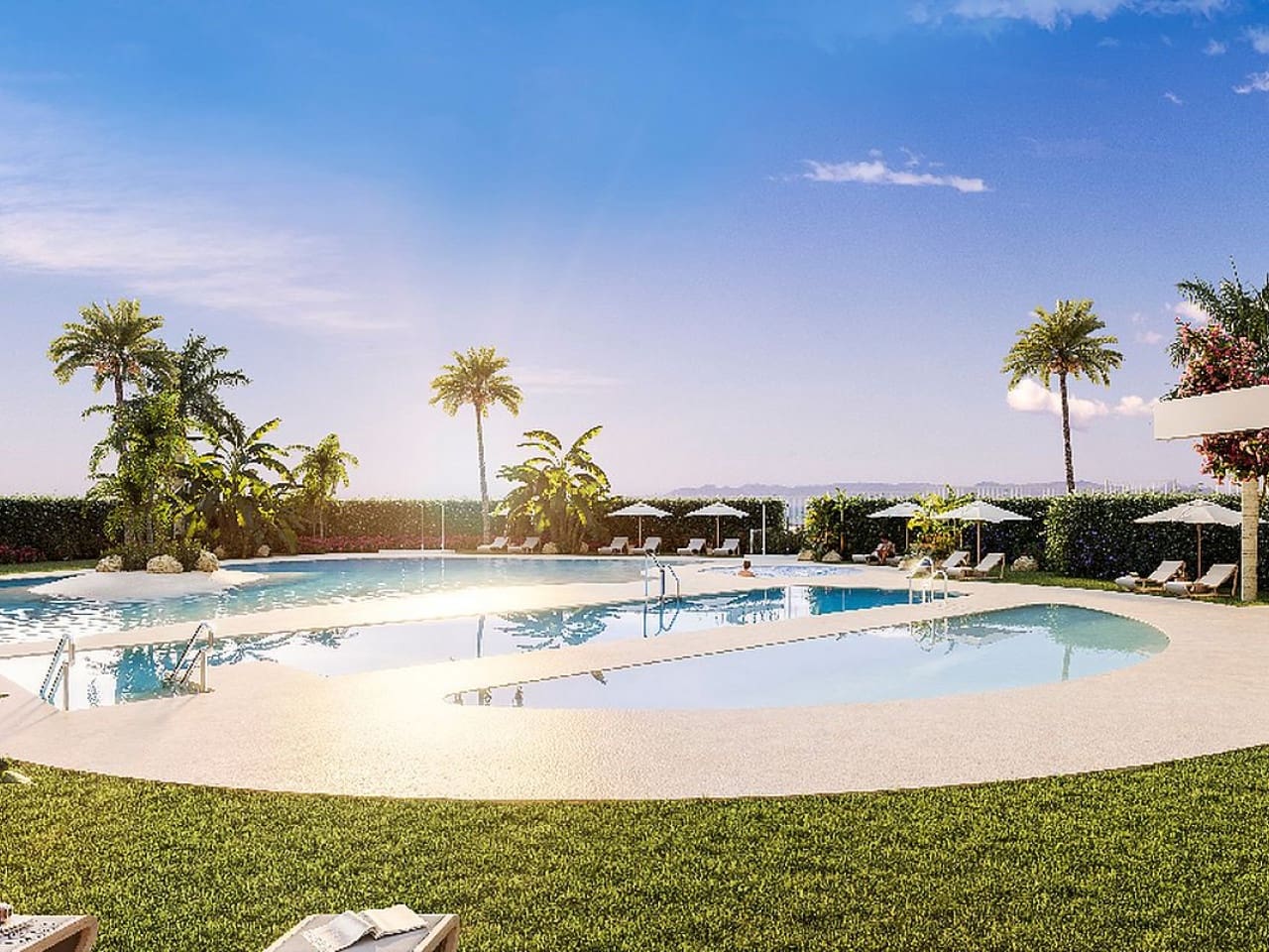 2 bedroom Apartment for sale in La Villajoyosa / Vila Joiosa with pool - € 465,000 (Ref: 9318775)