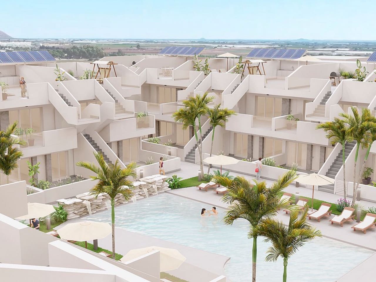 3 soveværelse Rækkehus til salg i Roldan med swimmingpool - € 233.000 (Ref: 9318778)