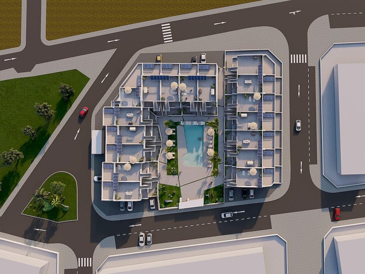 2 soveværelse Rækkehus til salg i Roldan med swimmingpool - € 233.000 (Ref: 9318779)