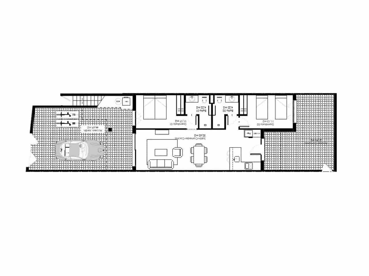 2 camera da letto Villetta a Schiera in vendita in Pilar de la Horadada con piscina - 245.000 € (Rif: 9318793)