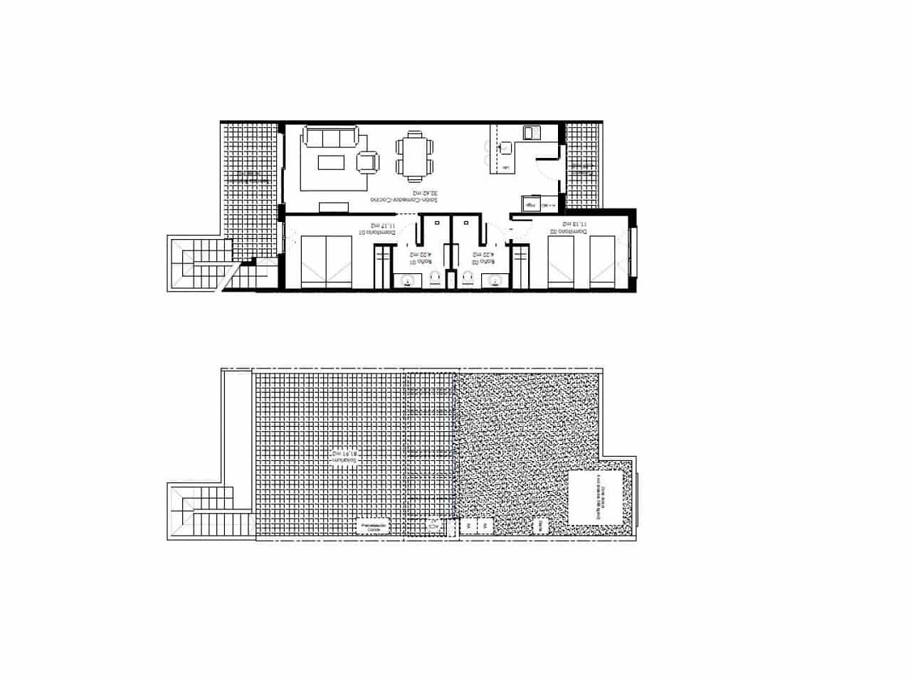 3 makuuhuone Rivitalo myytävänä paikassa Pilar de la Horadada mukana uima-altaan - 285 000 € (Ref: 9318794)