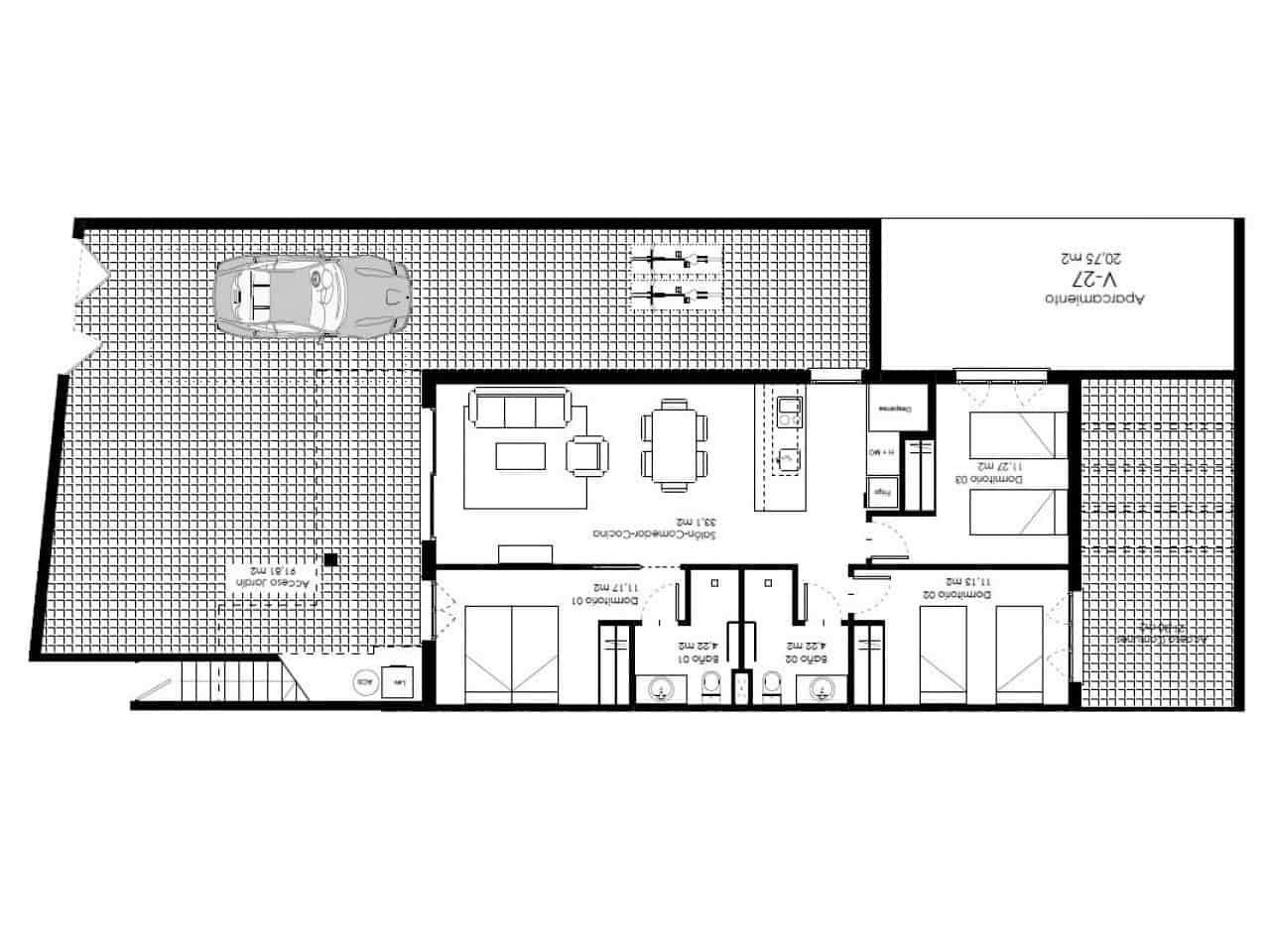 3 bedroom Terraced Villa for sale in Pilar de la Horadada with pool - € 285,000 (Ref: 9318795)