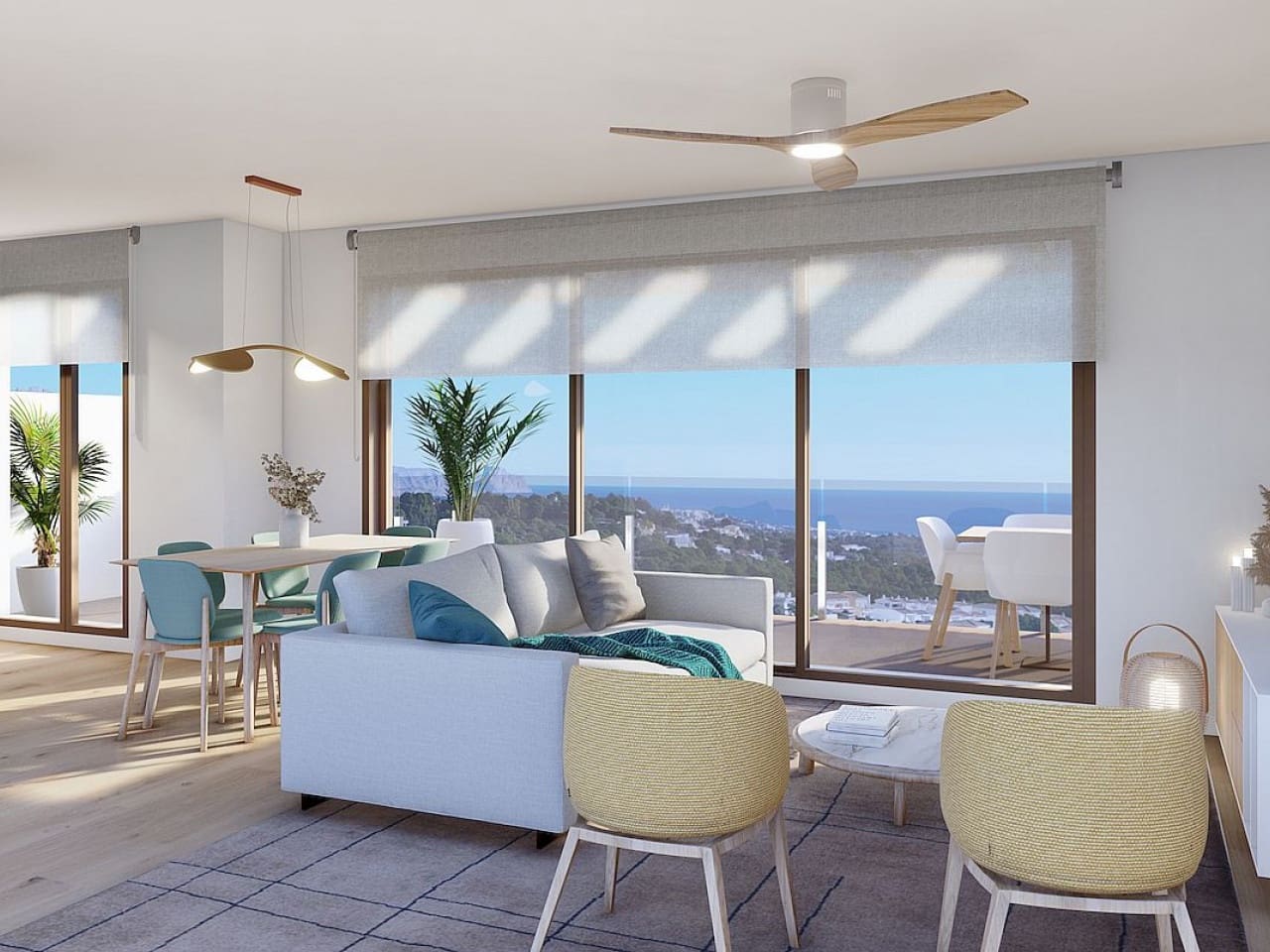 4 quarto Casa em Banda para venda em La Nucia com piscina - 499 000 € (Ref: 9318796)