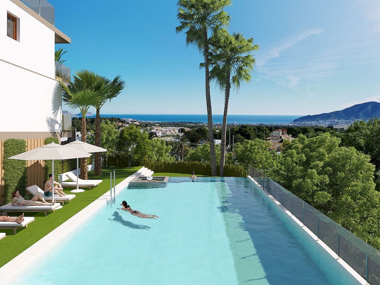 4 quarto Casa em Banda para venda em La Nucia com piscina - 499 000 € (Ref: 9318796)