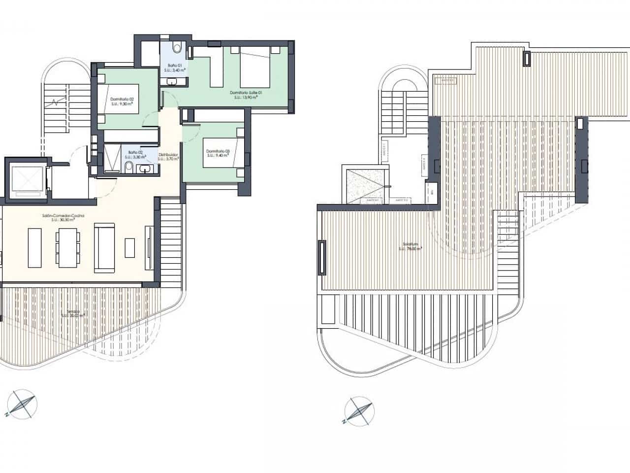 3 bedroom Penthouse for sale in Guardamar del Segura with pool - € 640,000 (Ref: 9318799)