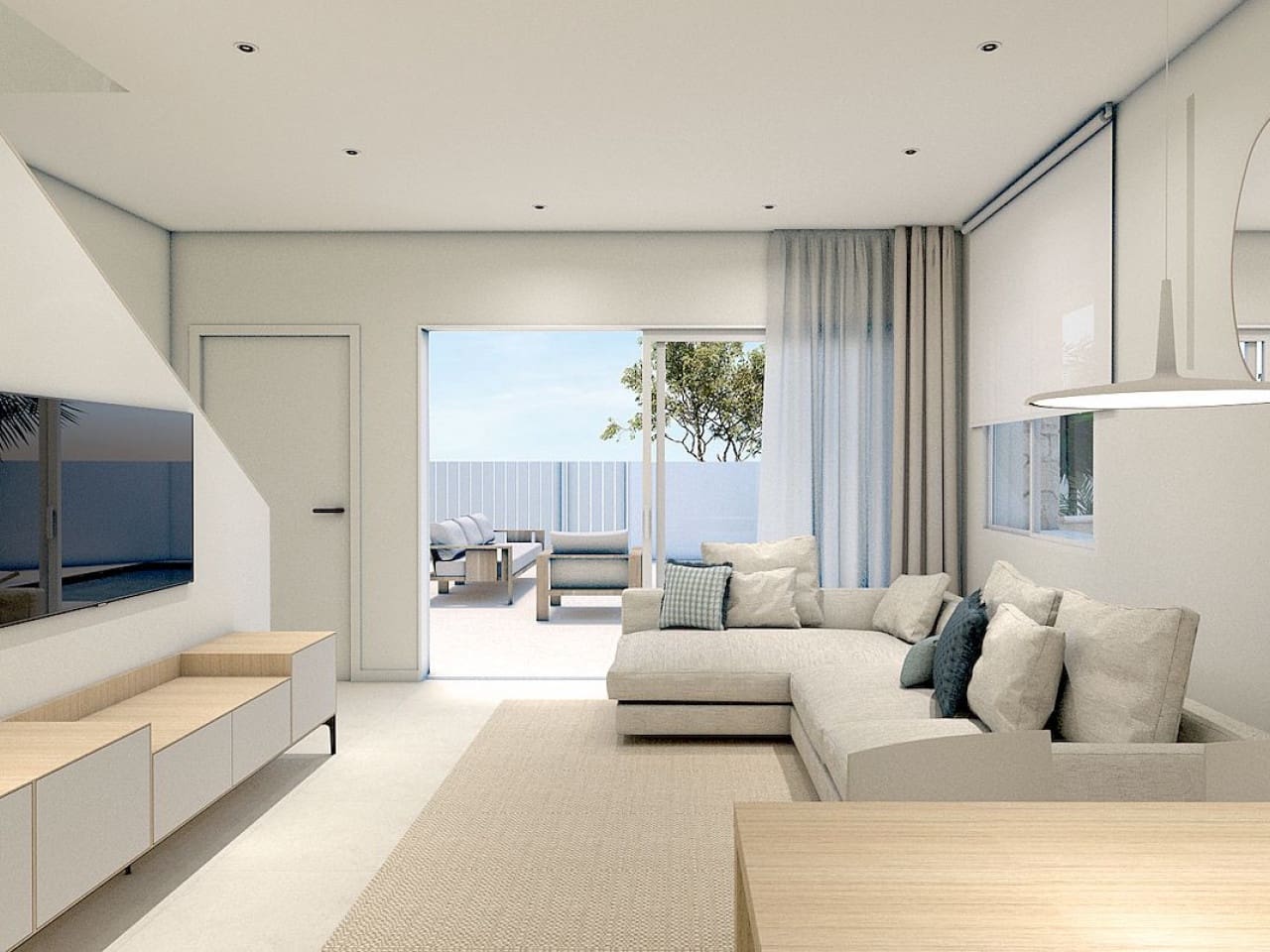 2 soveværelse Rækkehus til salg i Torre de la Horadada med swimmingpool - € 375.000 (Ref: 9318803)