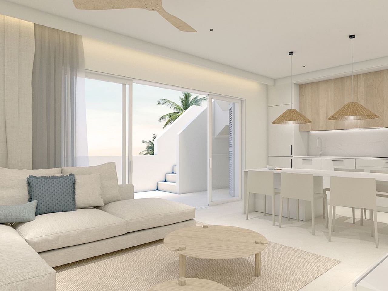 2 soveværelse Rækkehus til salg i Torre de la Horadada med swimmingpool - € 375.000 (Ref: 9318803)