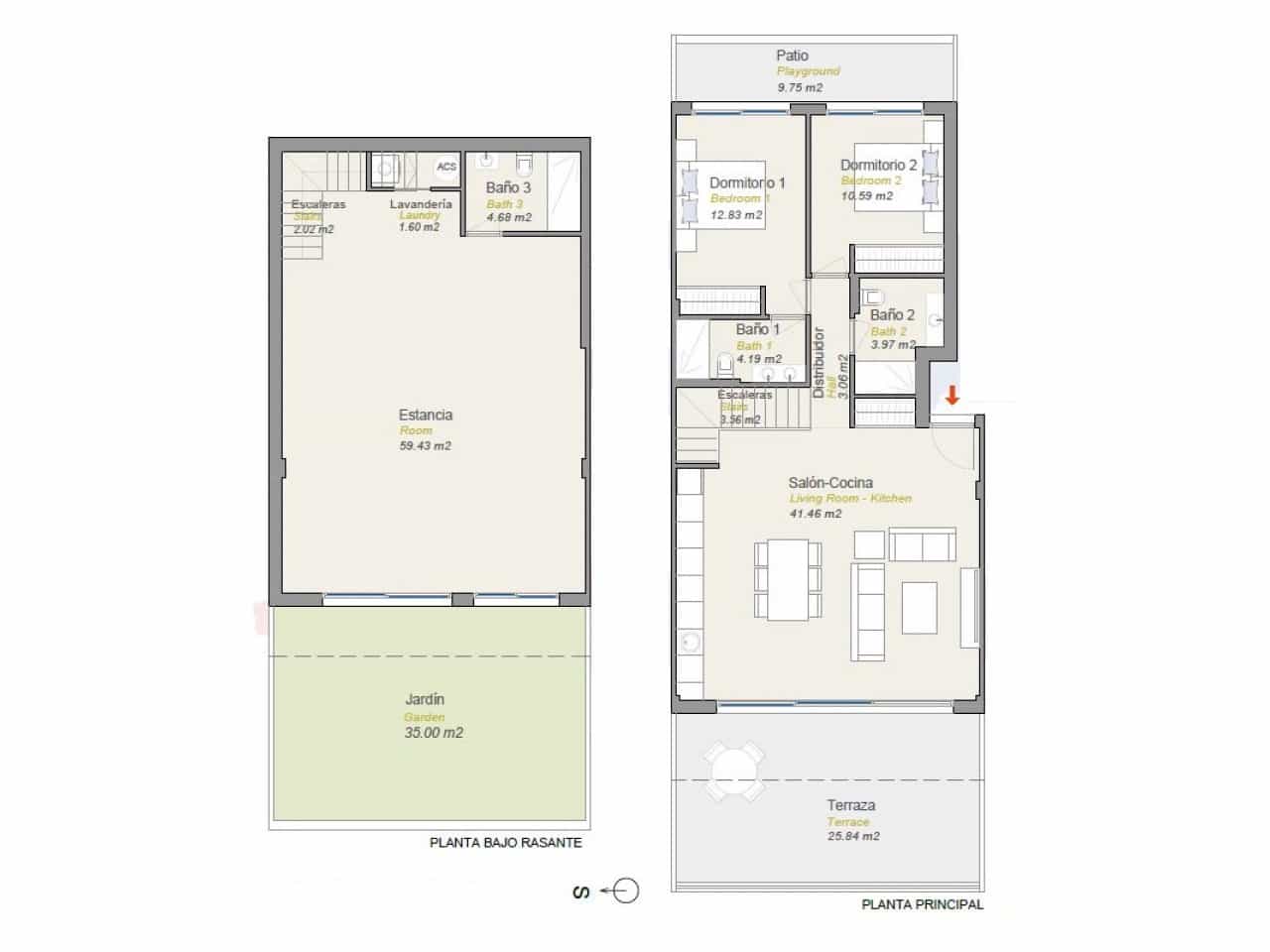 2 soverom Penthouse til salgs i Benidorm med svømmebasseng - € 580 000 (Ref: 9318808)
