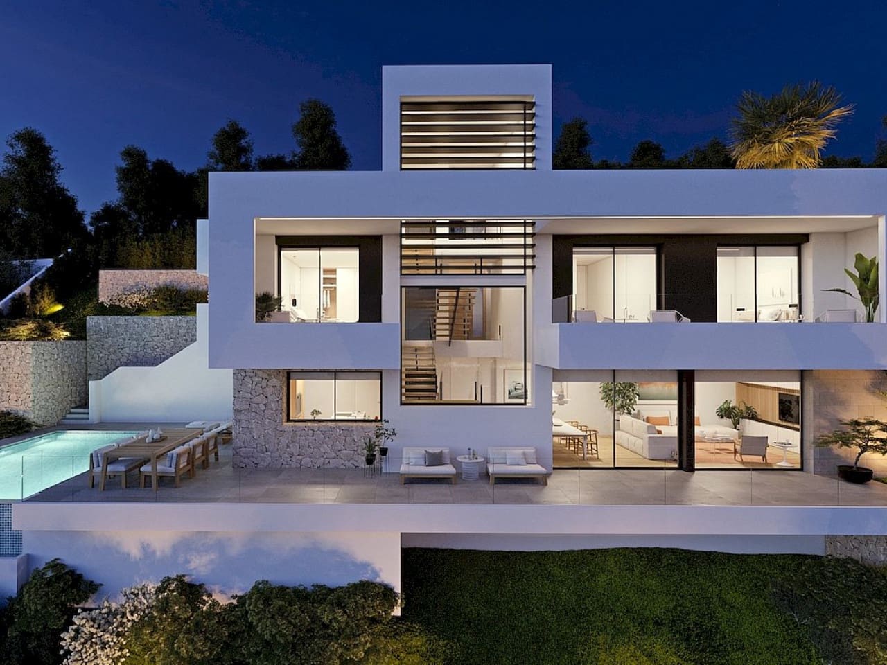 4 bedroom Villa for sale in Altea with pool - € 2,135,000 (Ref: 9318819)