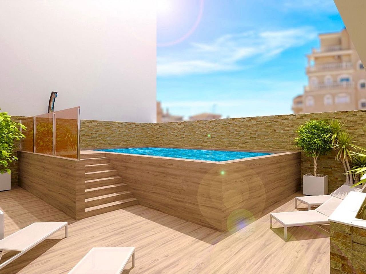 3 soveværelse Lejlighed til salg i Torrevieja med swimmingpool - € 365.000 (Ref: 9318820)