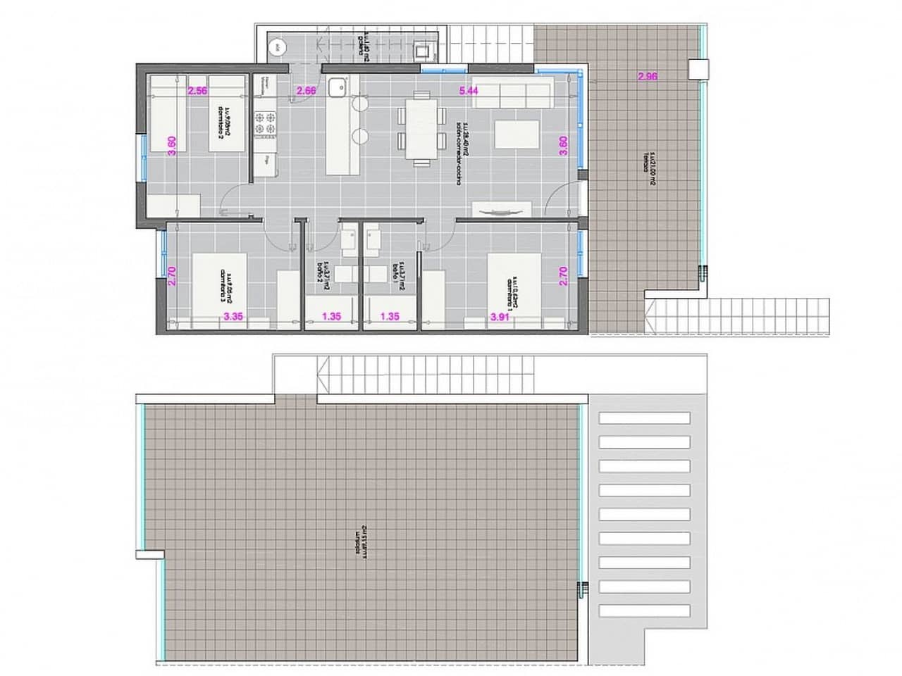 2 soveværelse Rækkehus til salg i Pilar de la Horadada med swimmingpool - € 330.000 (Ref: 9318821)