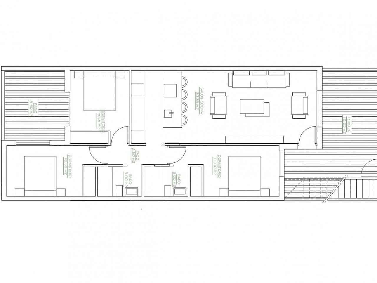 1 camera da letto Villetta a Schiera in vendita in San Pedro del Pinatar con piscina - 179.900 € (Rif: 9318831)