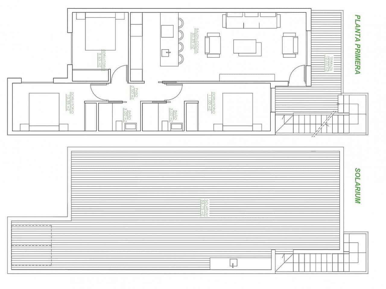 1 camera da letto Villetta a Schiera in vendita in San Pedro del Pinatar con piscina - 179.900 € (Rif: 9318831)