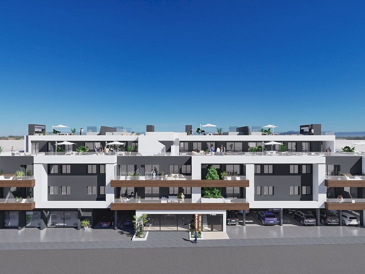 2 soveværelse Penthouse til salg i Benijofar med swimmingpool - € 441.000 (Ref: 9318839)