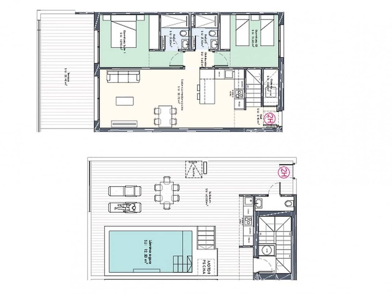 3 sypialnia Apartament na sprzedaż w Benijofar z basenem - 328 000 € (Ref: 9318841)