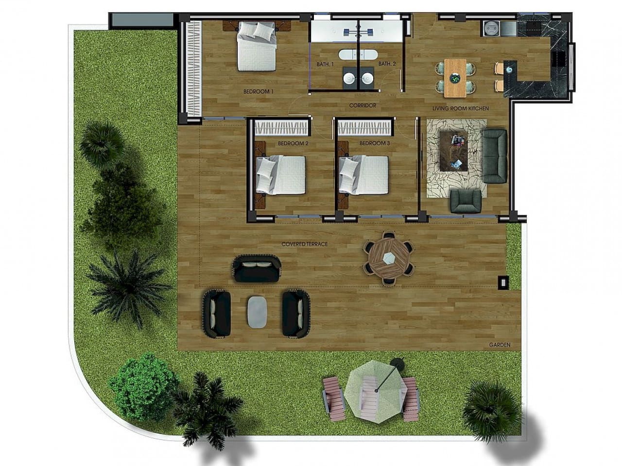 Ático de 2 habitaciones en Los Alcázares en venta con piscina - 315.000 € (Ref: 9318847)