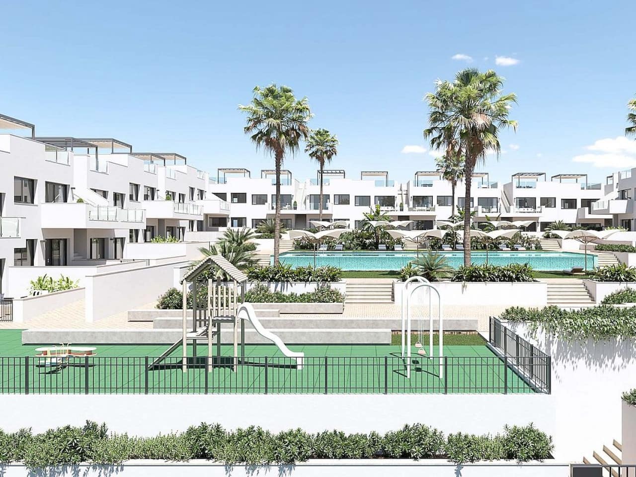 2 soveværelse Rækkehus til salg i Los Balcones med swimmingpool - € 299.900 (Ref: 9318851)