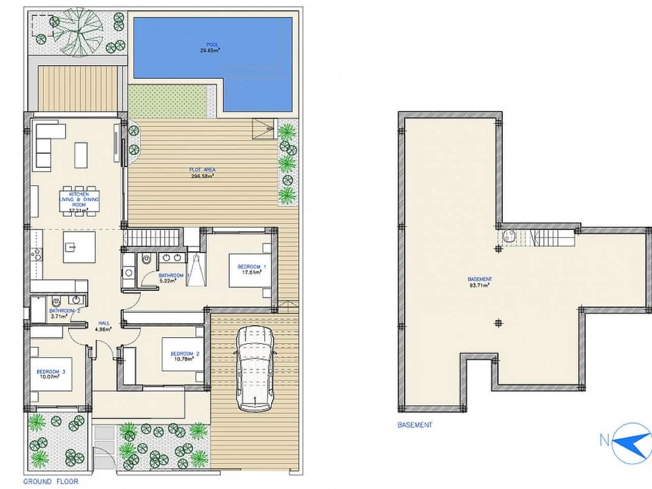 3 bedroom Villa for sale in Los Alcazares with pool - € 559,900 (Ref: 9318855)