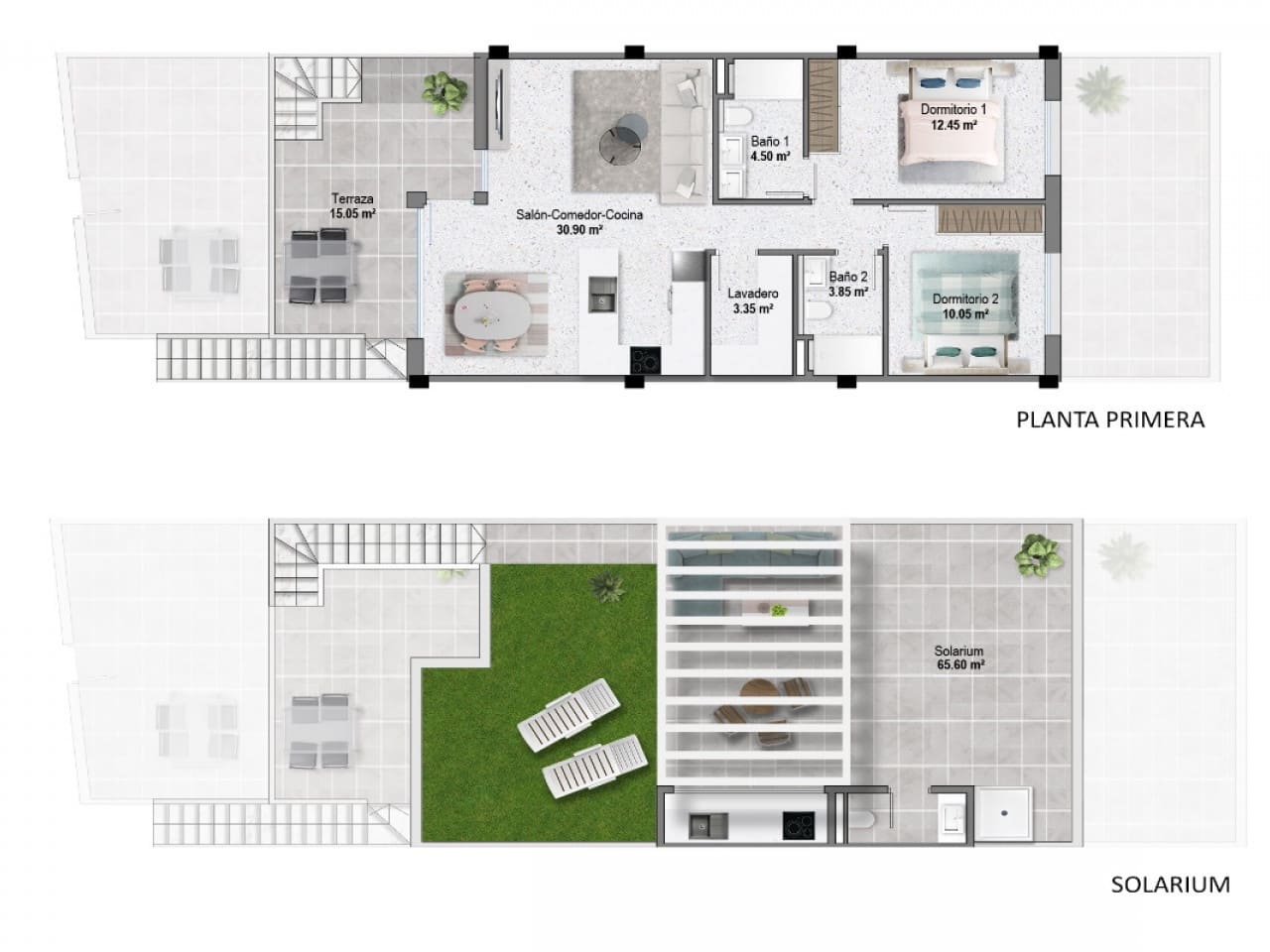 3 bedroom Terraced Villa for sale in Pilar de la Horadada with pool - € 289,900 (Ref: 9318856)