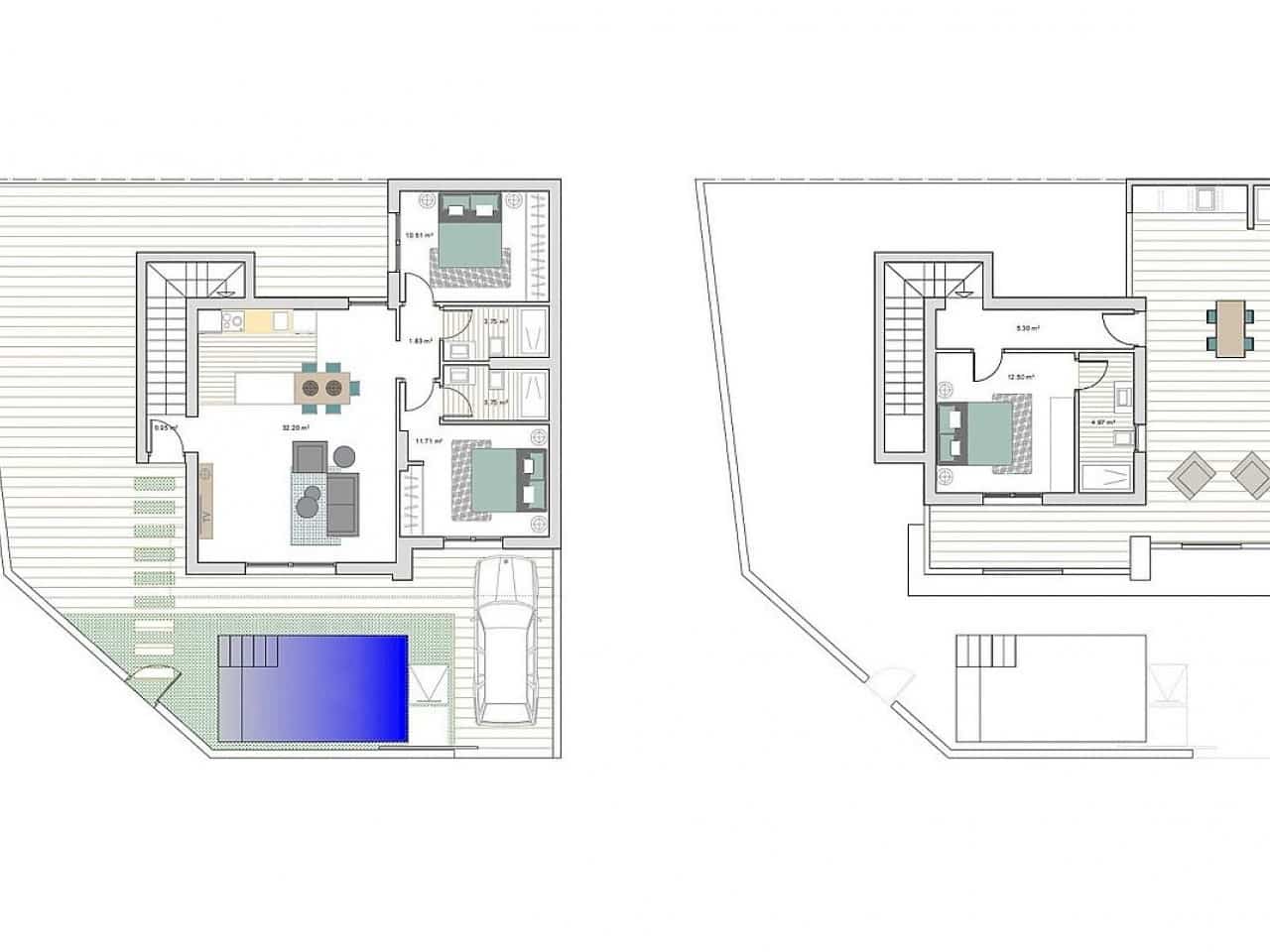 3 sypialnia Willa na sprzedaż w Roldan z basenem - 404 900 € (Ref: 9318860)