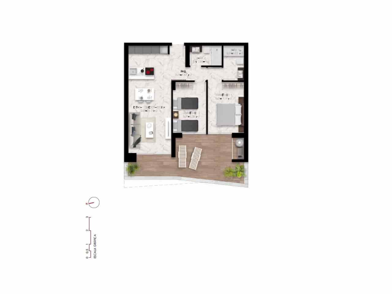 2 bedroom Apartment for sale in San Miguel de Salinas with pool - € 239,000 (Ref: 9318866)