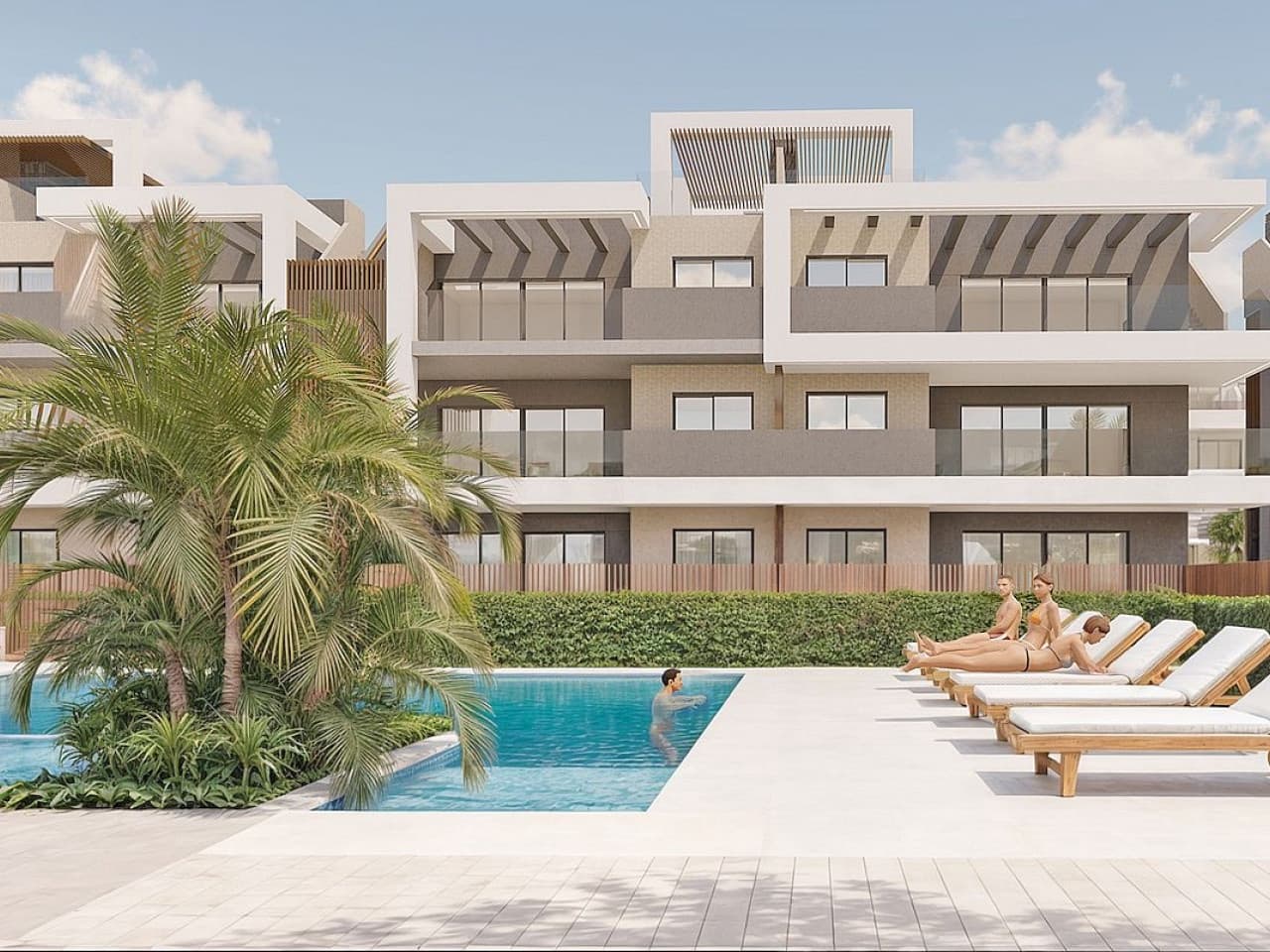 3 makuuhuone Huoneisto myytävänä paikassa Torre de la Horadada mukana uima-altaan - 398 900 € (Ref: 9318867)