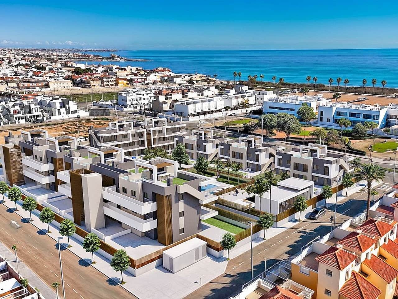 3 makuuhuone Huoneisto myytävänä paikassa Torre de la Horadada mukana uima-altaan - 398 900 € (Ref: 9318867)