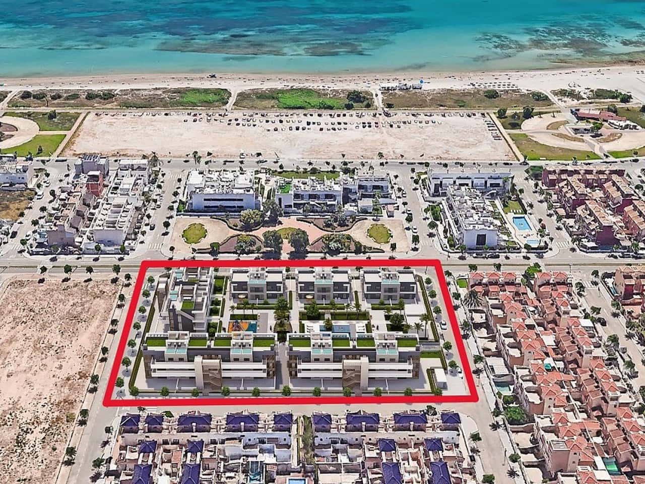 3 makuuhuone Huoneisto myytävänä paikassa Torre de la Horadada mukana uima-altaan - 398 900 € (Ref: 9318867)