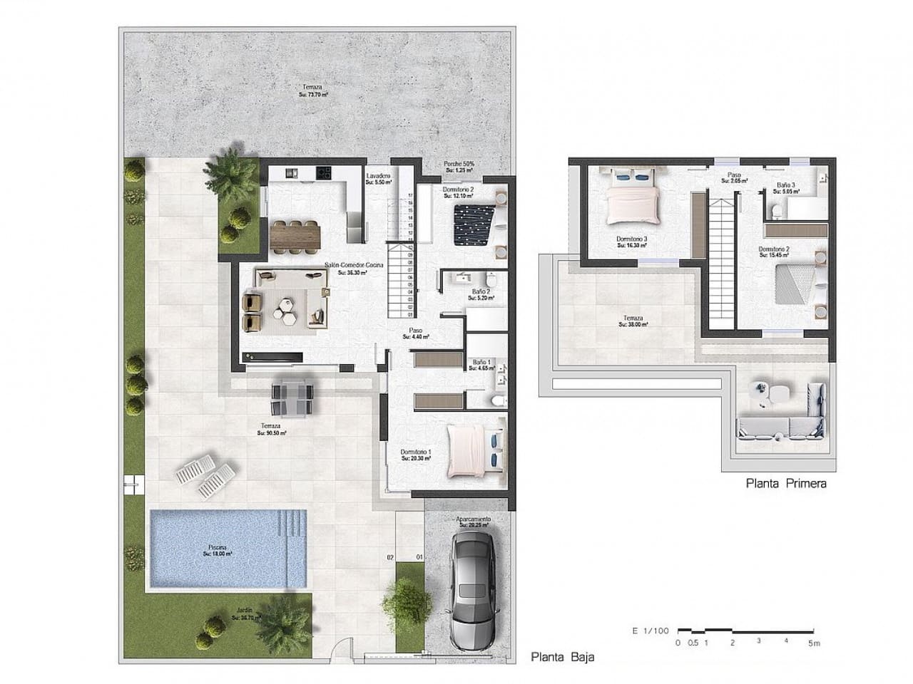 3 makuuhuone Huvila myytävänä paikassa Banos y Mendigo mukana uima-altaan - 465 900 € (Ref: 9318869)