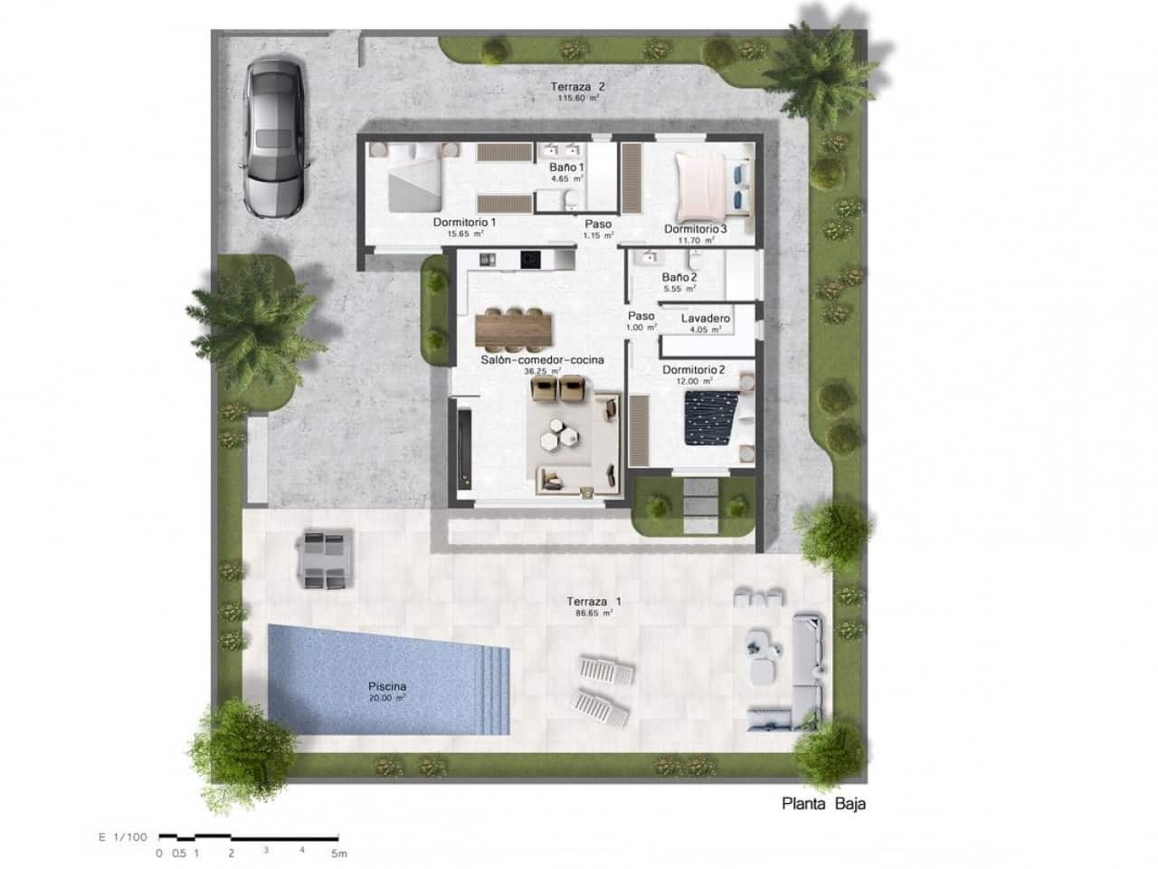 4 camera da letto Villa in vendita in Banos y Mendigo con piscina - 514.900 € (Rif: 9318871)