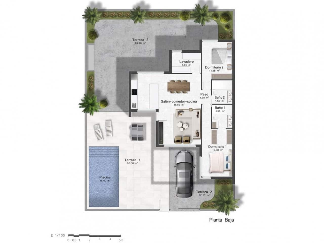 Chalet de 3 habitaciones en Baños y Mendigo en venta con piscina - 389.900 € (Ref: 9318874)