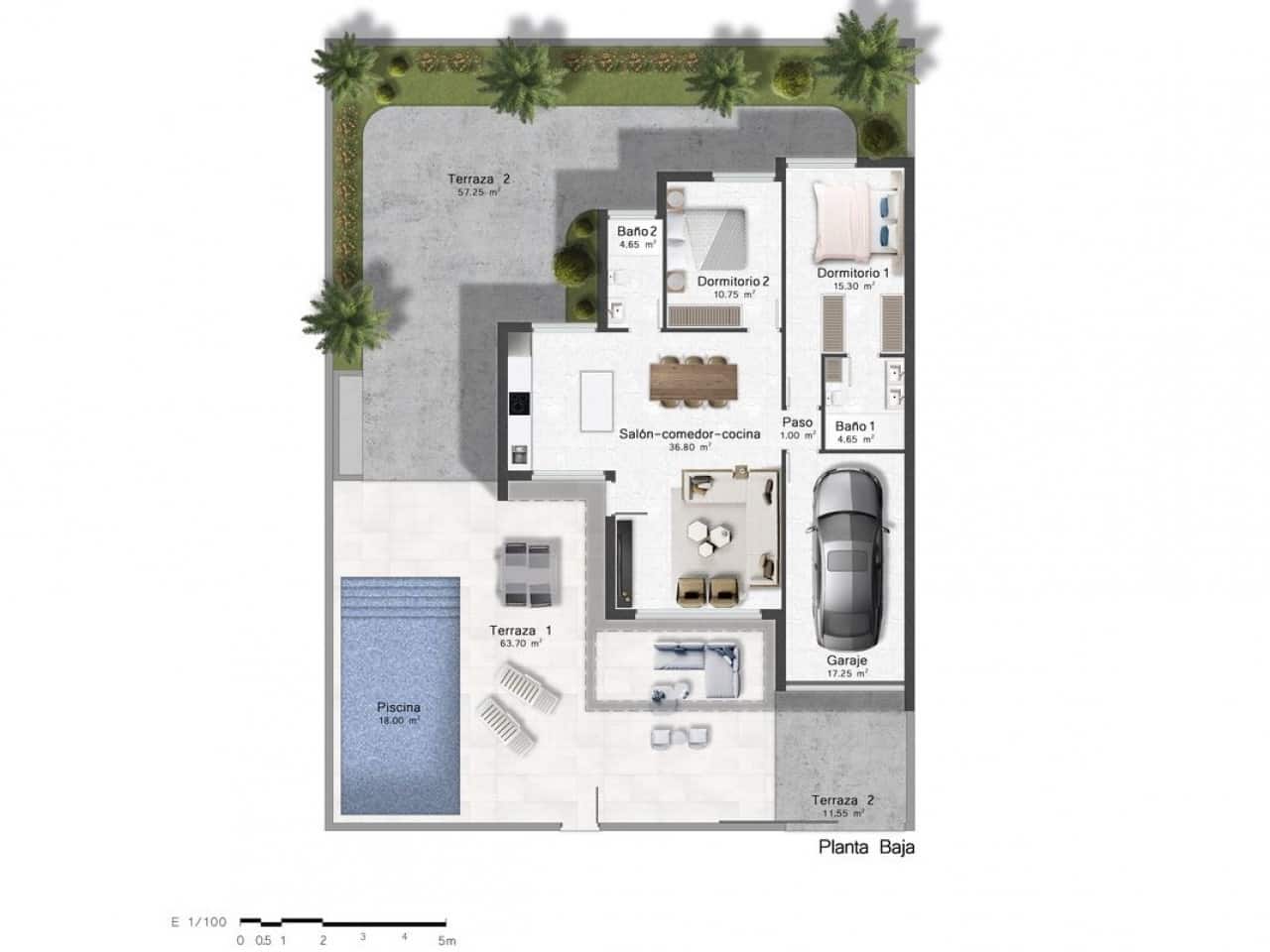 Chalet de 3 habitaciones en Baños y Mendigo en venta con piscina - 389.900 € (Ref: 9318874)