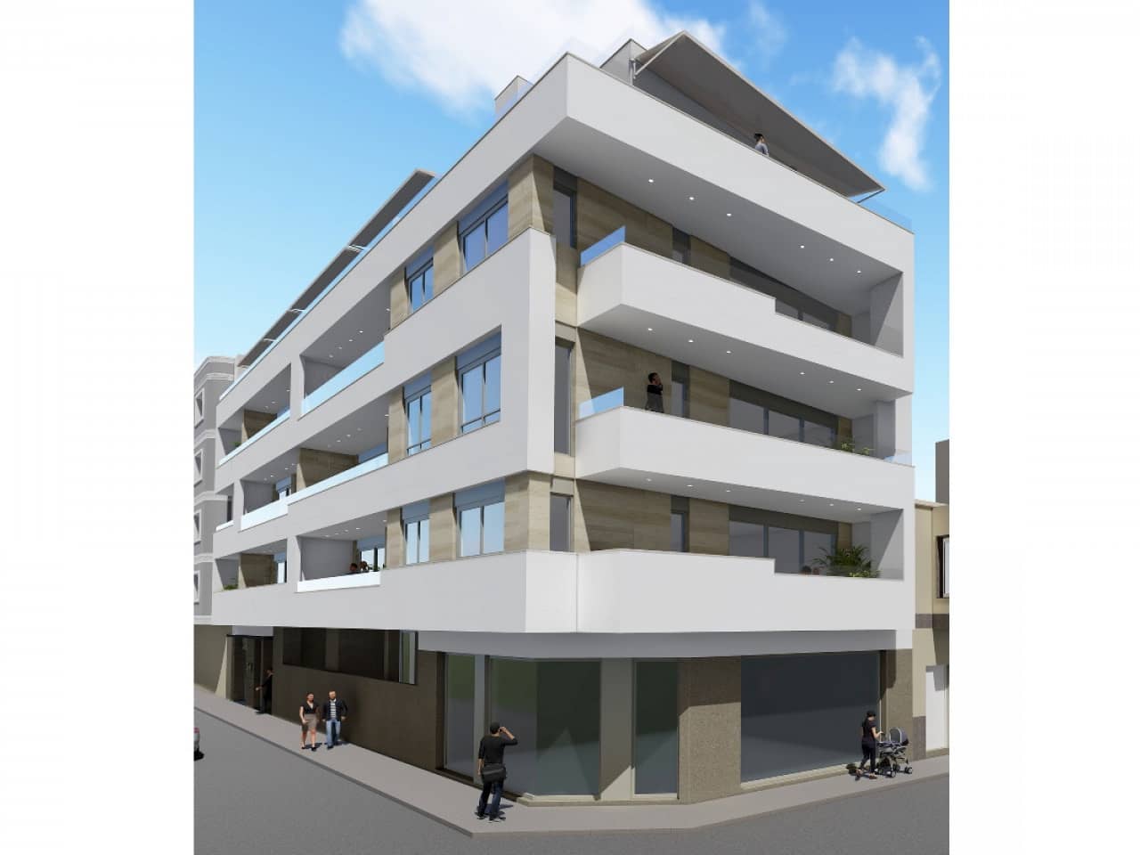 1 soveværelse Lejlighed til salg i Torrevieja med swimmingpool - € 255.000 (Ref: 9318889)