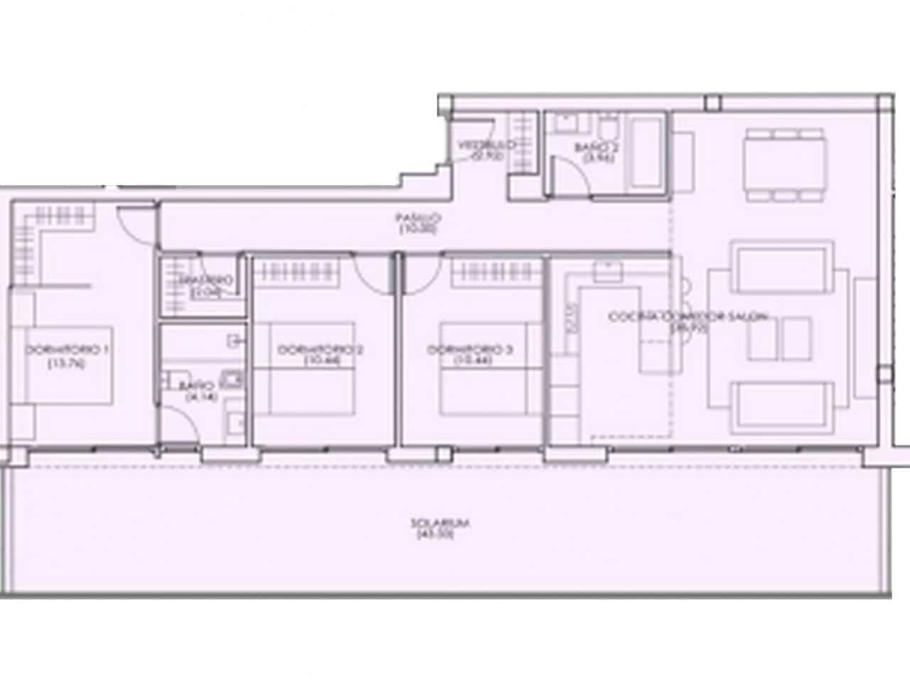 3 makuuhuone Kattohuoneisto myytävänä paikassa Torrevieja mukana uima-altaan - 548 000 € (Ref: 9318892)