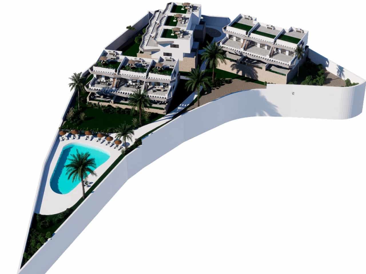 3 soveværelse Rækkehus til salg i Benidorm med swimmingpool - € 449.900 (Ref: 9318893)