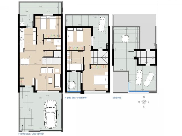 3 bedroom Townhouse for sale in Torre de la Horadada, Pilar de la Horadada with pool - € 429,900 (Ref: 9318894)