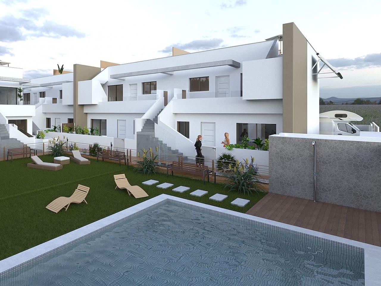 2 camera da letto Villetta a Schiera in vendita in Pilar de la Horadada con piscina - 259.900 € (Rif: 9318896)