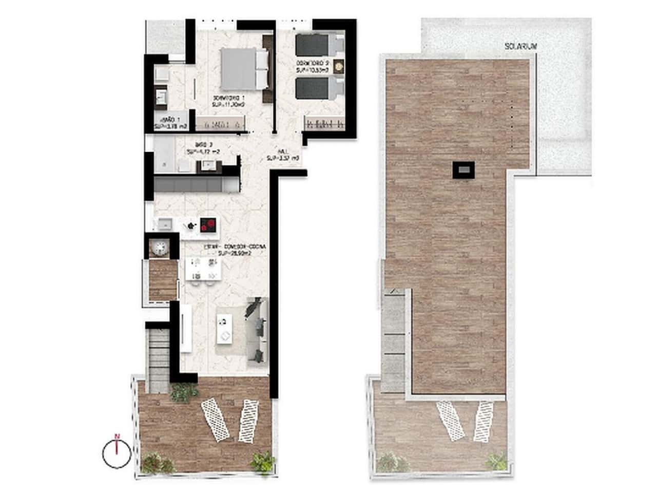 2 sovrum Radhus till salu i Ciudad Quesada med pool - 294 000 € (Ref: 9318897)