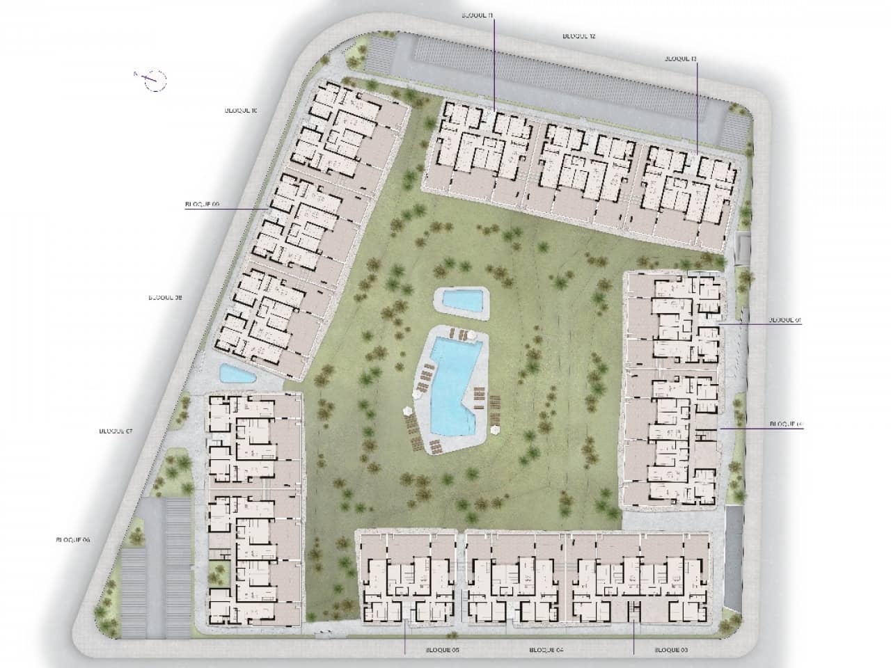 2 sovrum Radhus till salu i Ciudad Quesada med pool - 294 000 € (Ref: 9318897)