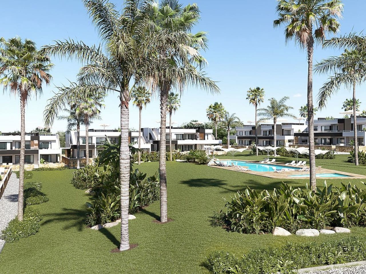 2 sovrum Radhus till salu i Ciudad Quesada med pool - 294 000 € (Ref: 9318897)