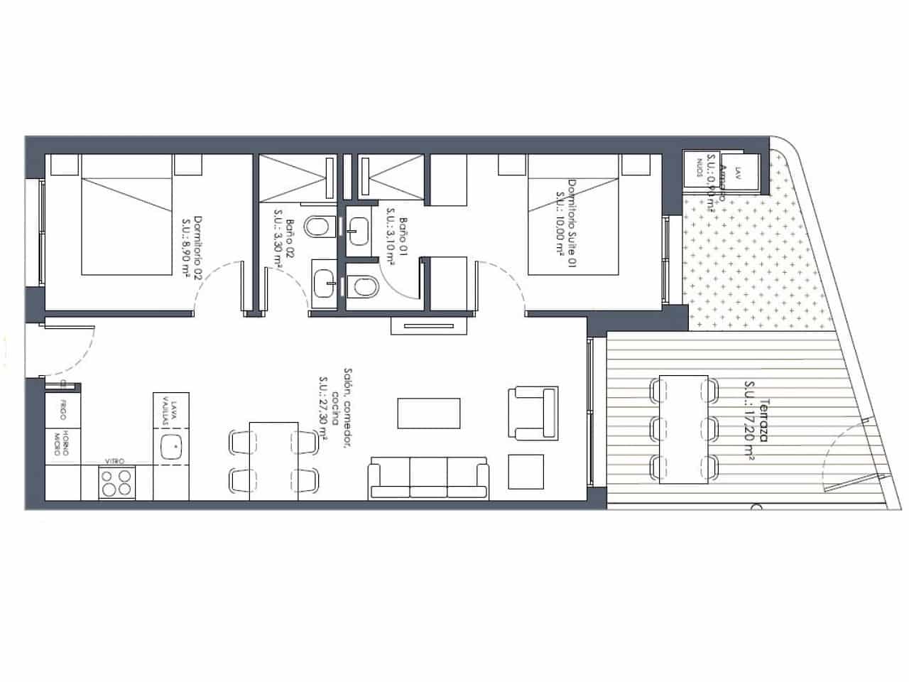 3 chambre Villa/Maison Mitoyenne à vendre à San Fulgencio avec piscine - 304 900 € (Ref: 9318901)