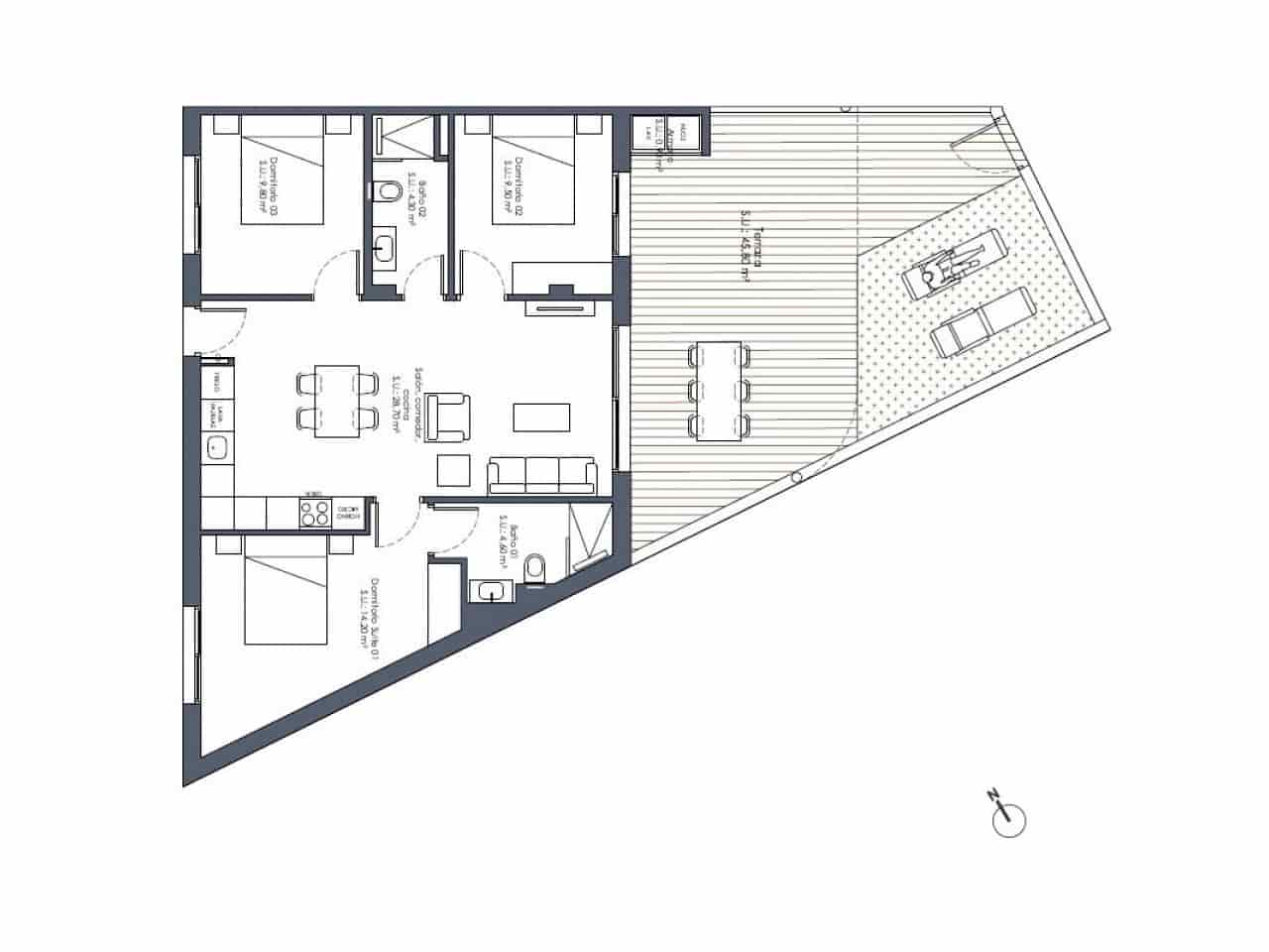 3 chambre Villa/Maison Mitoyenne à vendre à San Fulgencio avec piscine - 304 900 € (Ref: 9318901)